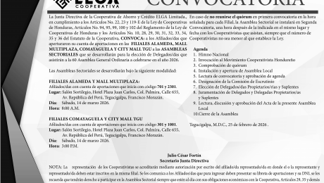 Convocatoria Alameda, Comayaguela, City, Multiplaza